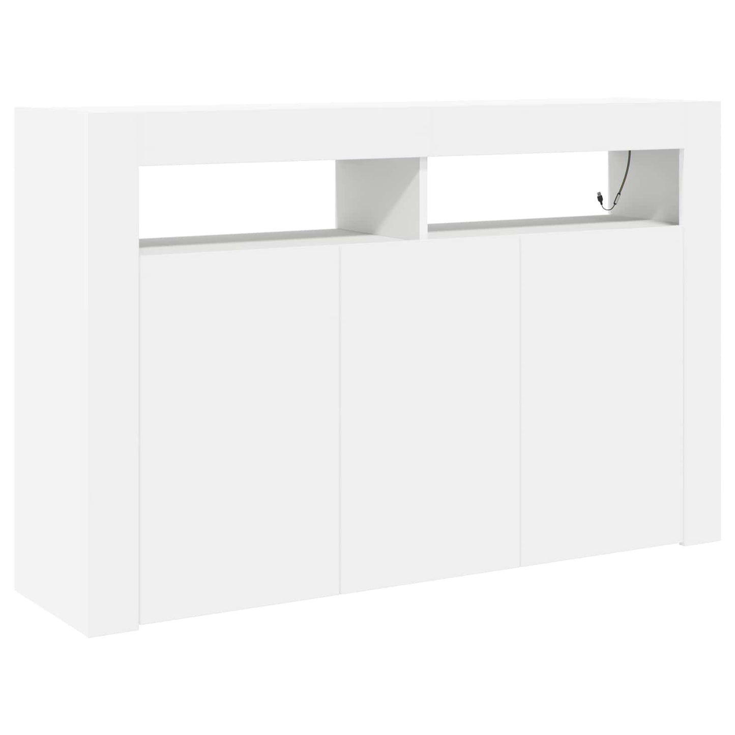 Sideboard Weiß 116 x 30 x 75 cm Holzwerkstoff