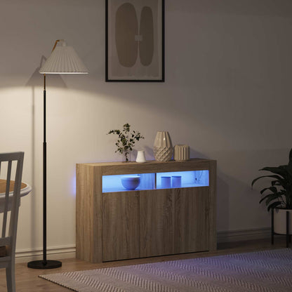 Sideboard Sonoma-Eiche 116 x 30 x 75 cm Holzwerkstoff