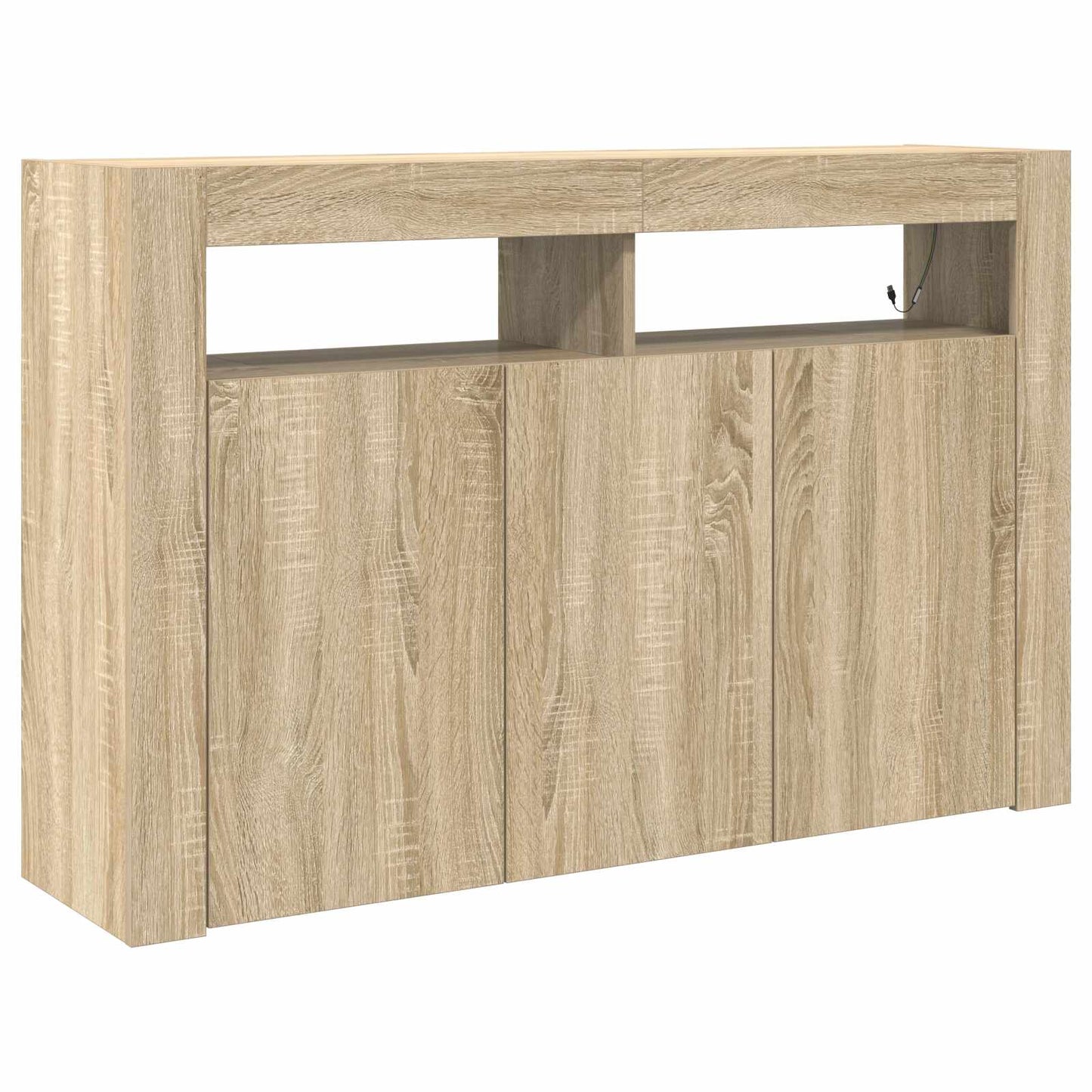 Sideboard Sonoma-Eiche 116 x 30 x 75 cm Holzwerkstoff
