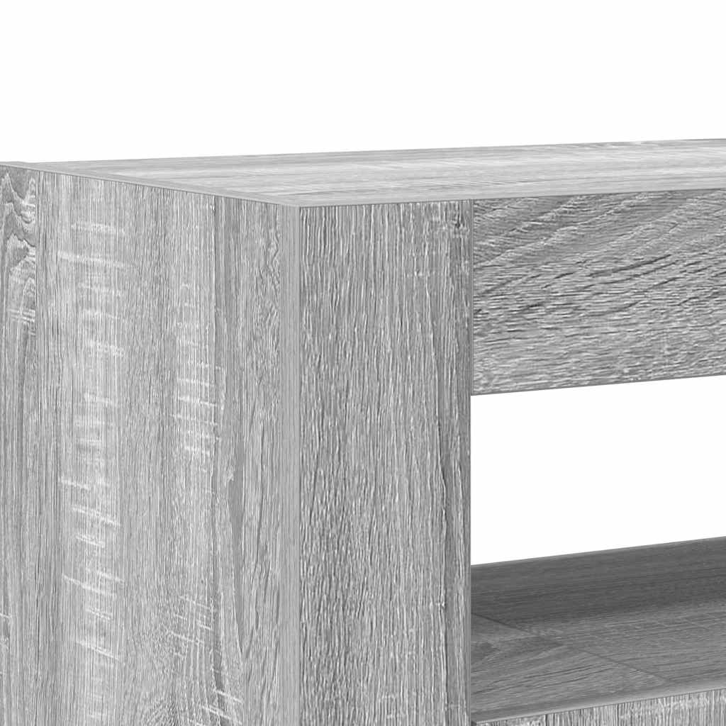 Sideboard Graues Sonoma 116 x 30 x 75 cm Holzwerkstoff