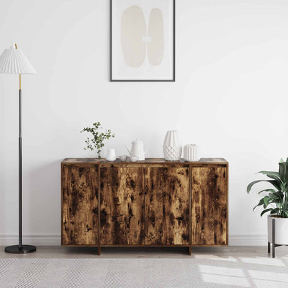 Sideboard Geräucherte Eiche 135 x 41 x 75 cm Holzwerkstoff