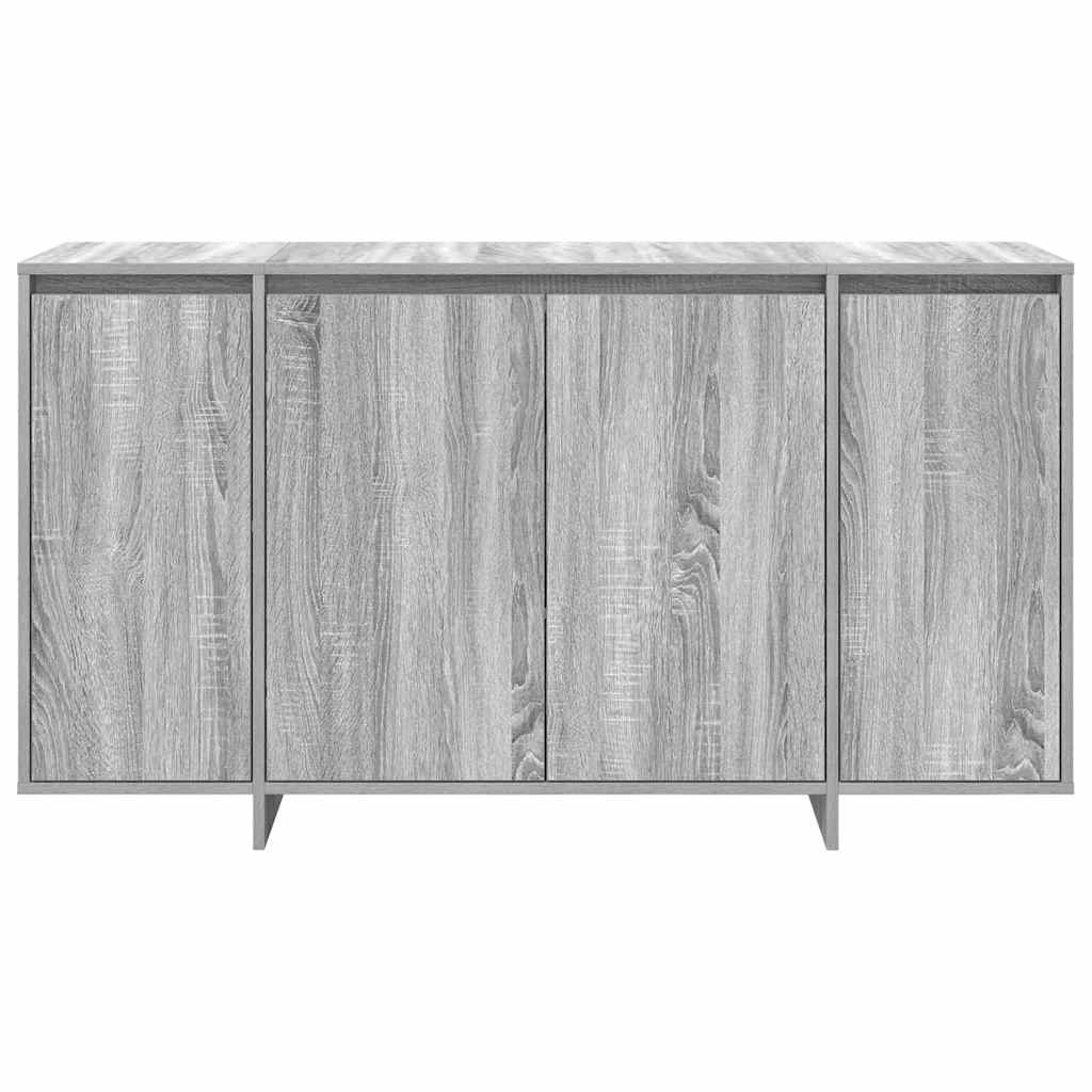 Sideboard Graues Sonoma 135 x 41 x 75 cm Holzwerkstoff