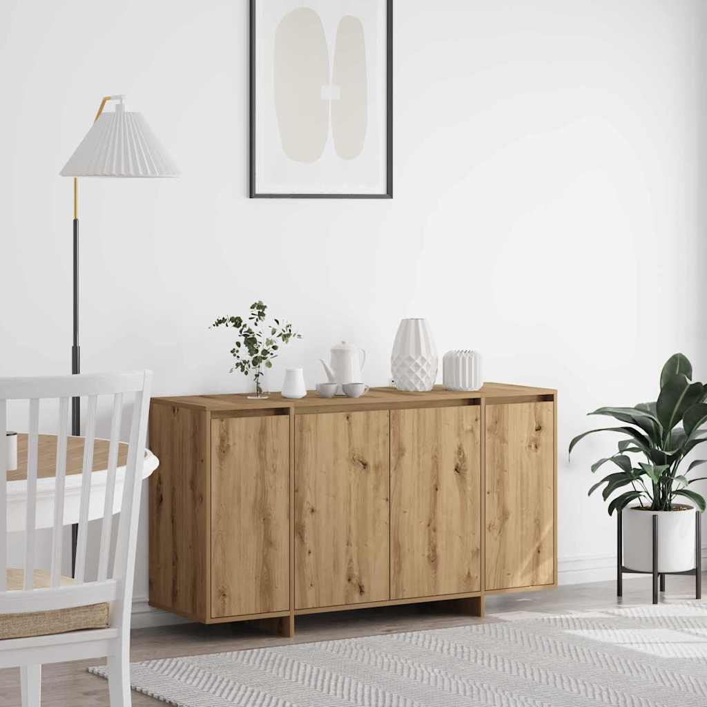 Sideboard Artisan-Eiche 135 x 41 x 75 cm Holzwerkstoff