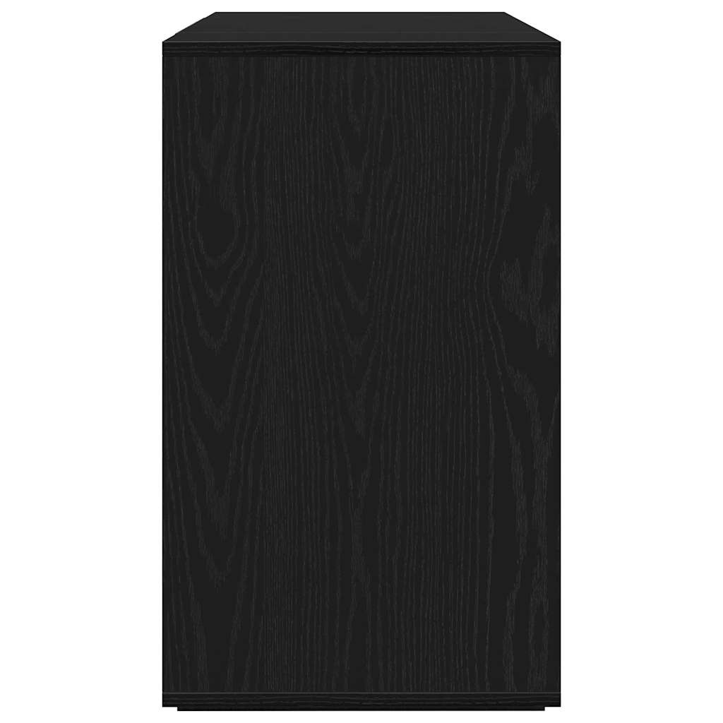 Sideboard Schwarz Eichen-Optik 135 x 41 x 75 cm Holzwerkstoff