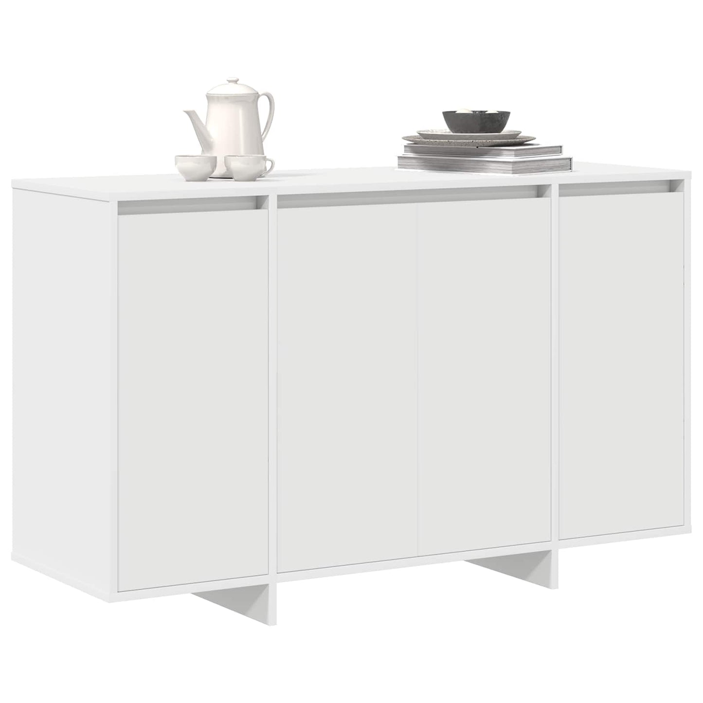 Sideboard Weiß 120 x 41 x 75 cm Holzwerkstoff