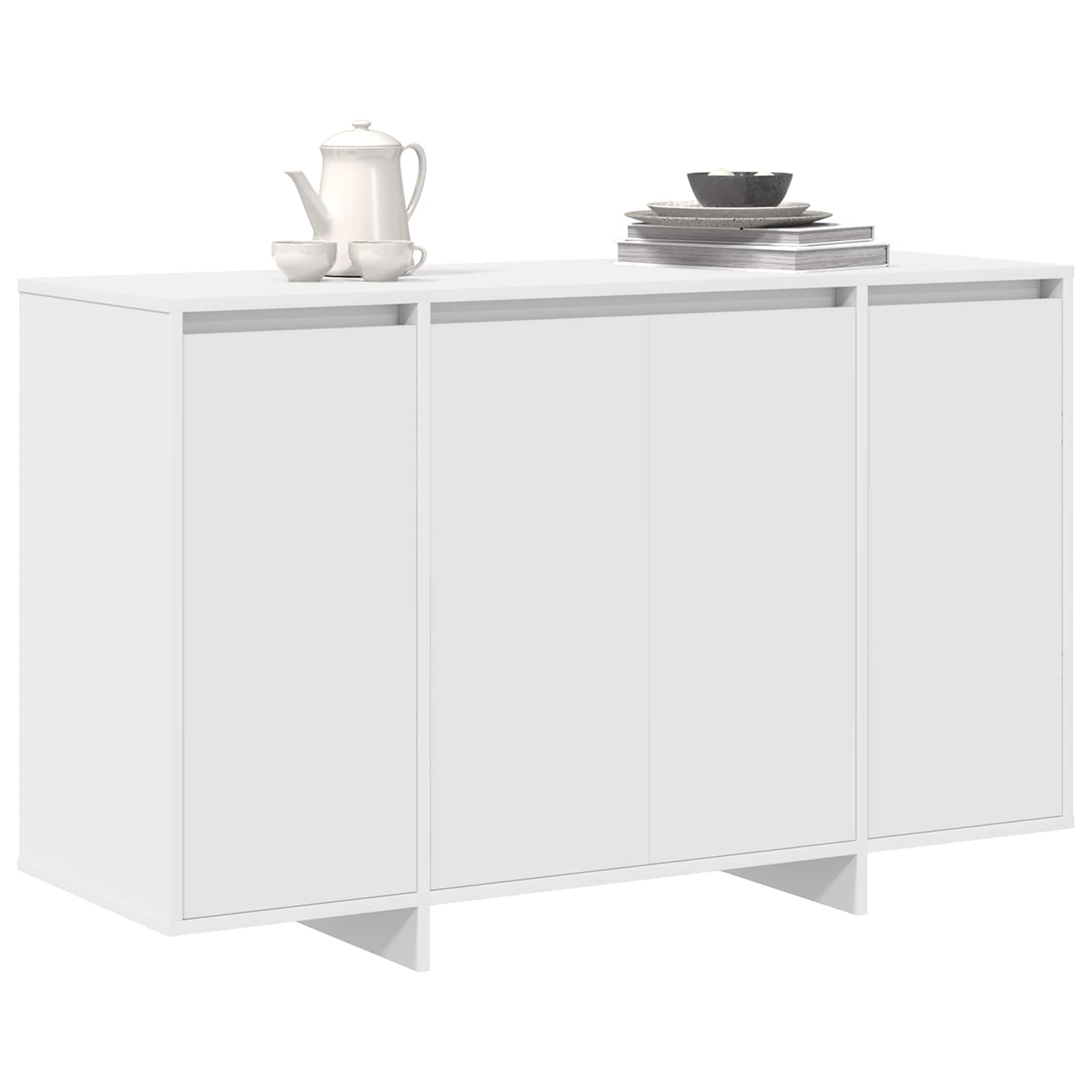 Sideboard Weiß 120 x 41 x 75 cm Holzwerkstoff