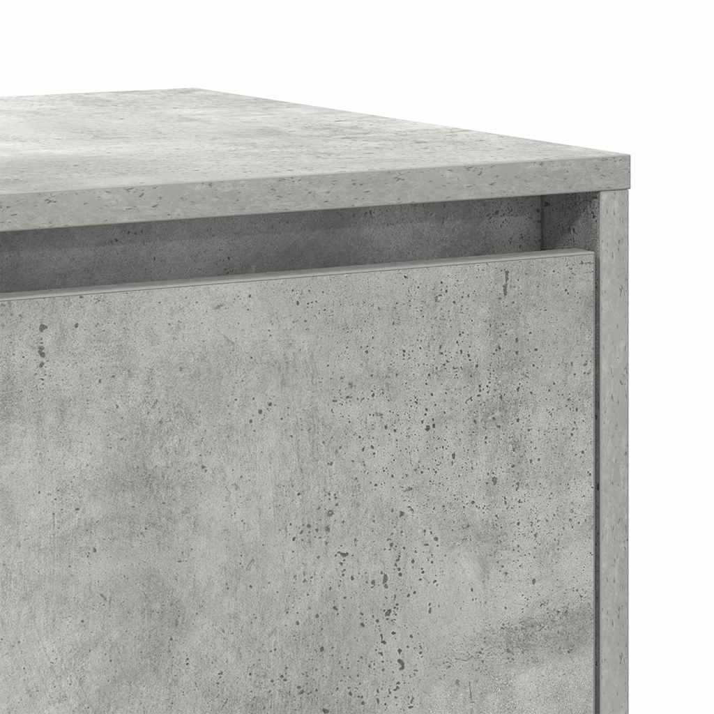 Sideboard Beton Grau 120 x 41 x 75 cm Holzwerkstoff