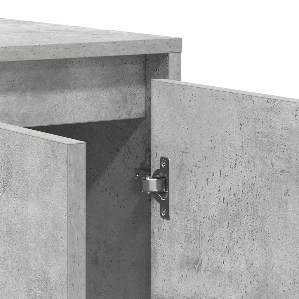 Sideboard Beton Grau 120 x 41 x 75 cm Holzwerkstoff