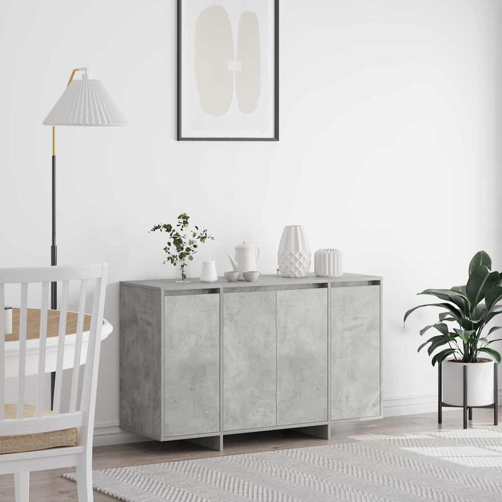 Sideboard Beton Grau 120 x 41 x 75 cm Holzwerkstoff