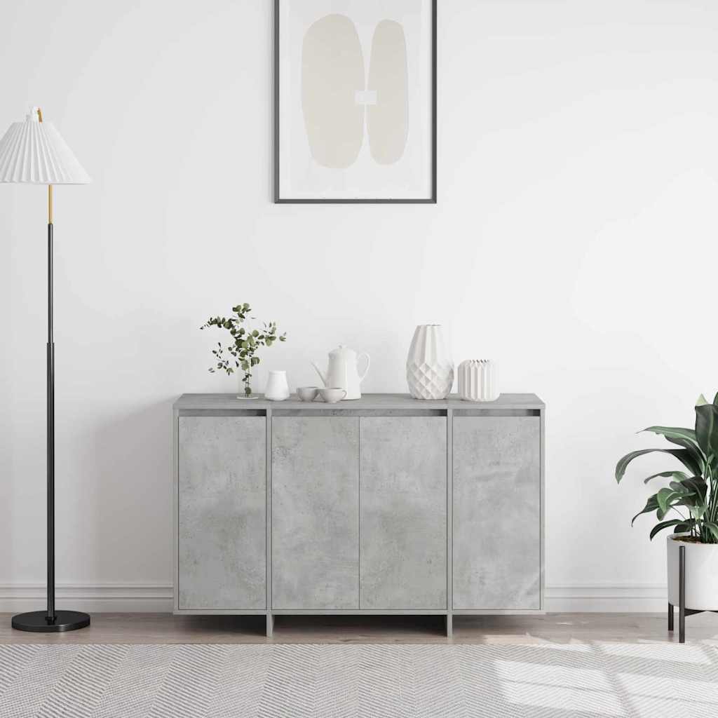 Sideboard Beton Grau 120 x 41 x 75 cm Holzwerkstoff