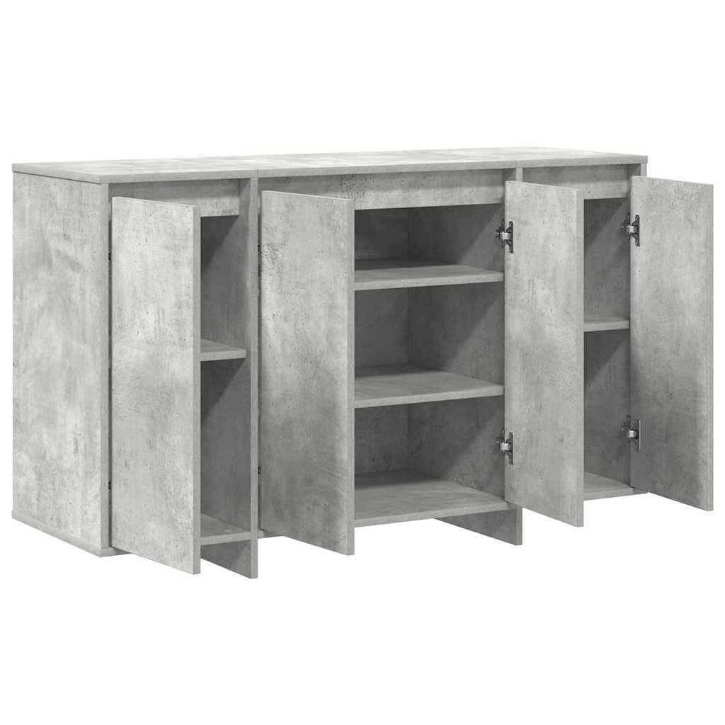 Sideboard Beton Grau 120 x 41 x 75 cm Holzwerkstoff