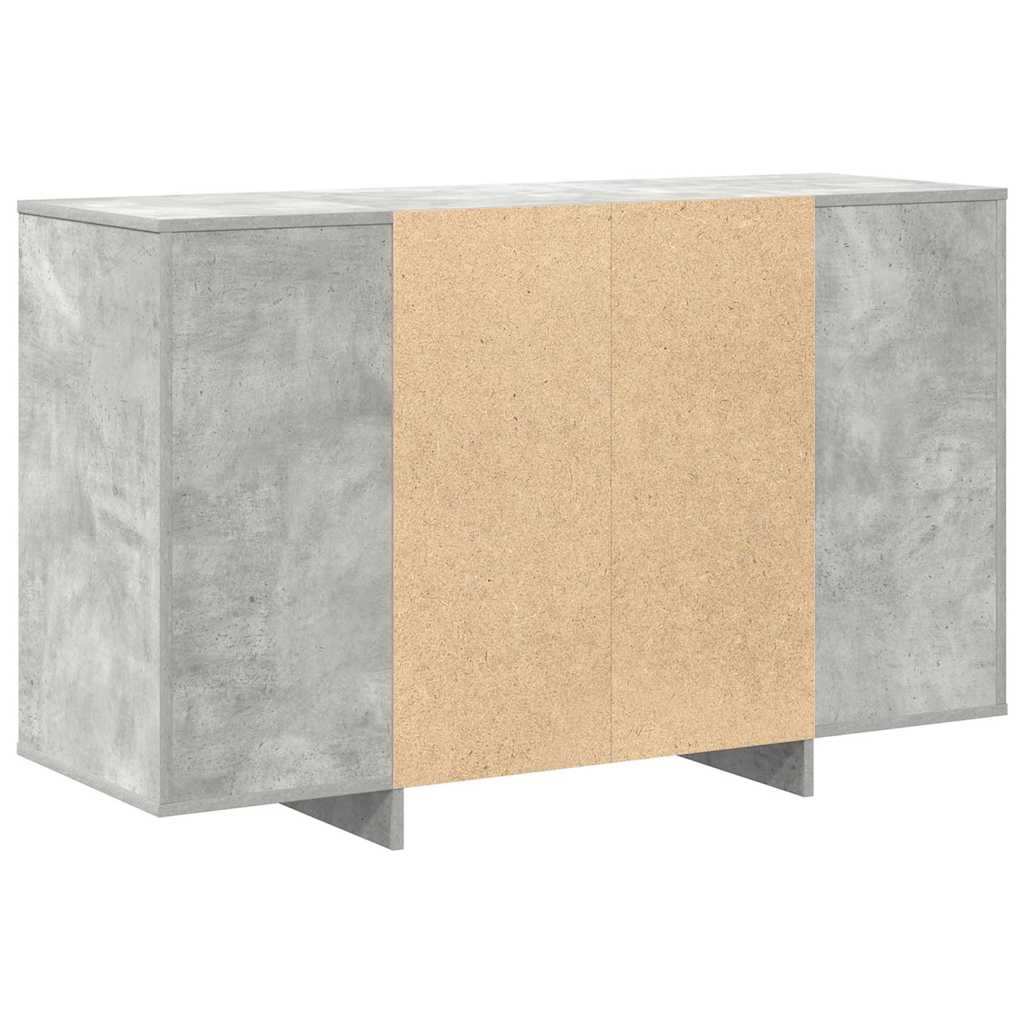 Sideboard Beton Grau 120 x 41 x 75 cm Holzwerkstoff