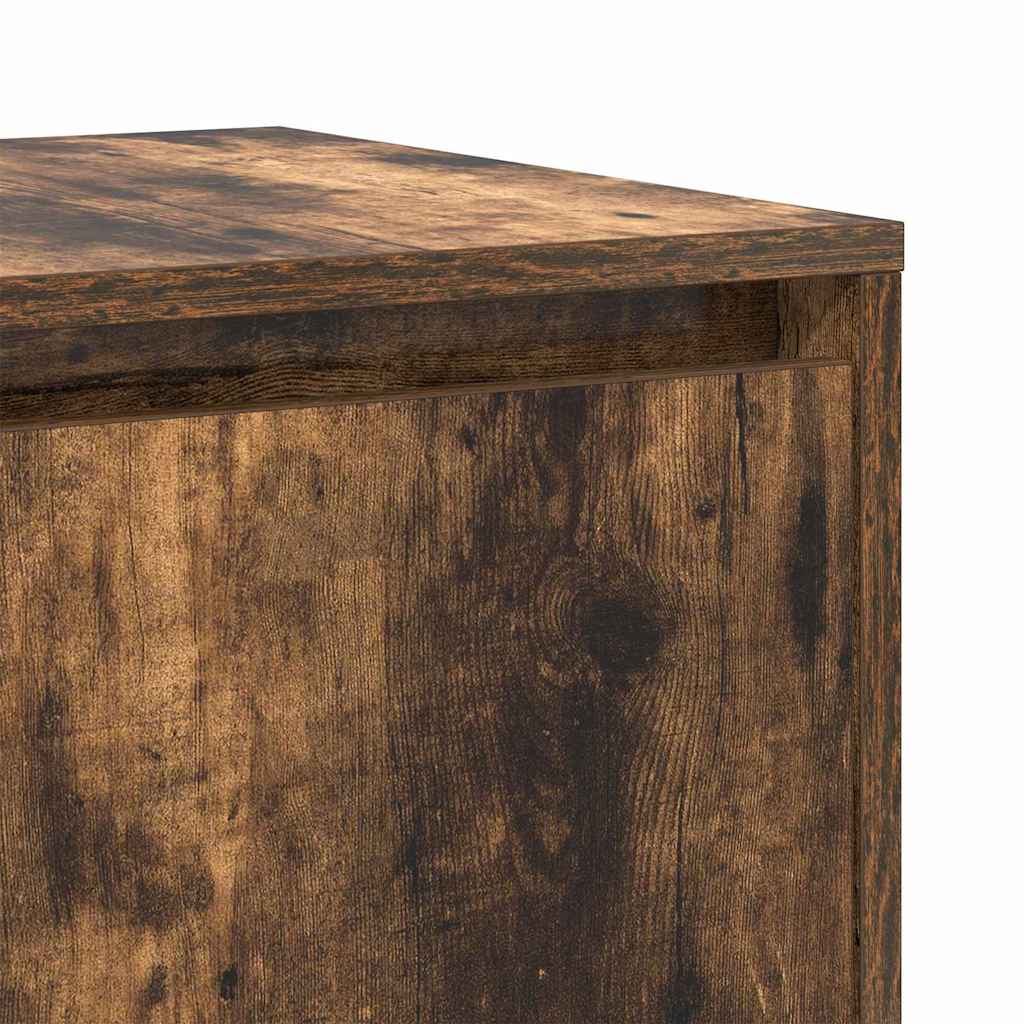 Sideboard Geräucherte Eiche 120 x 41 x 75 cm Holzwerkstoff