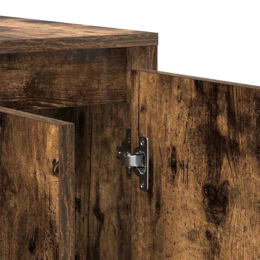 Sideboard Geräucherte Eiche 120 x 41 x 75 cm Holzwerkstoff