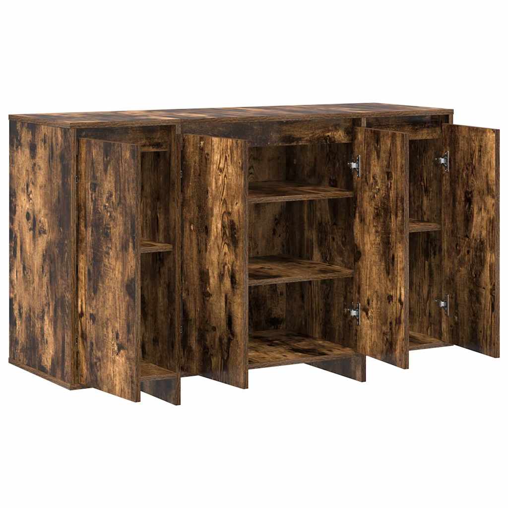Sideboard Geräucherte Eiche 120 x 41 x 75 cm Holzwerkstoff