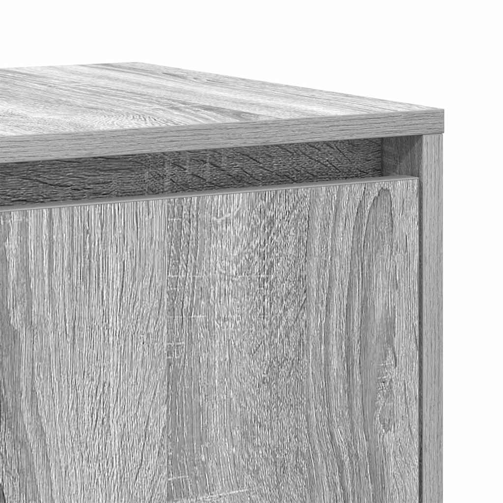 Sideboard Graues Sonoma 120 x 41 x 75 cm Holzwerkstoff