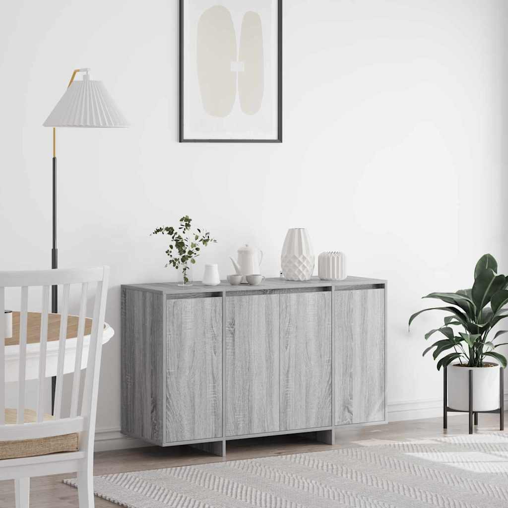 Sideboard Graues Sonoma 120 x 41 x 75 cm Holzwerkstoff