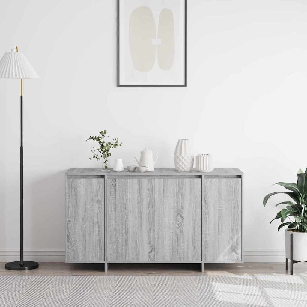 Sideboard Graues Sonoma 120 x 41 x 75 cm Holzwerkstoff