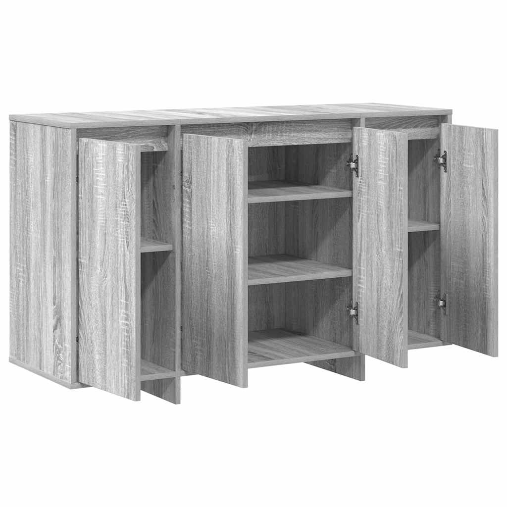 Sideboard Graues Sonoma 120 x 41 x 75 cm Holzwerkstoff
