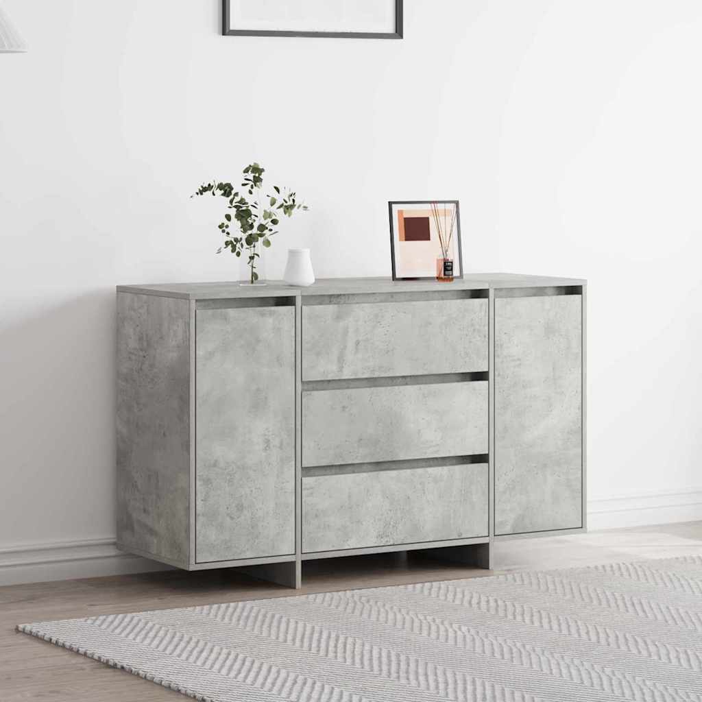 Sideboard Beton Grau 120 x 41 x 75 cm Holzwerkstoff