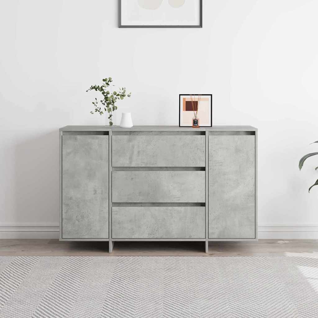 Sideboard Beton Grau 120 x 41 x 75 cm Holzwerkstoff