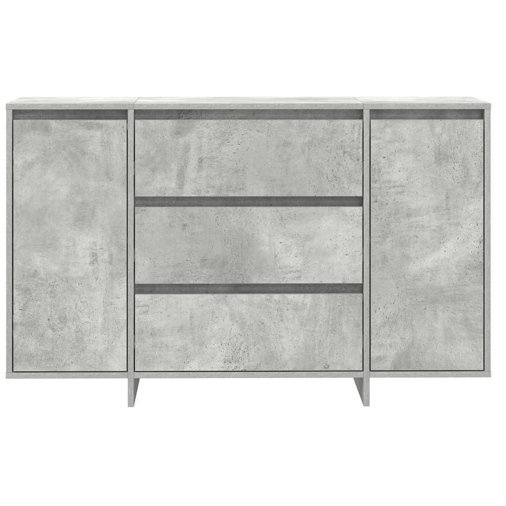 Sideboard Beton Grau 120 x 41 x 75 cm Holzwerkstoff