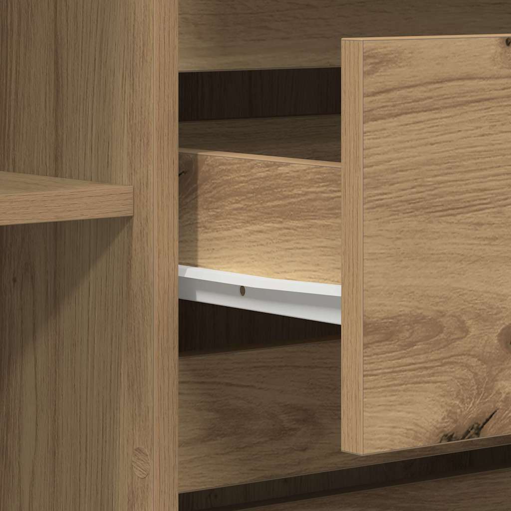Sideboard Artisan-Eiche 120 x 41 x 75 cm Holzwerkstoff