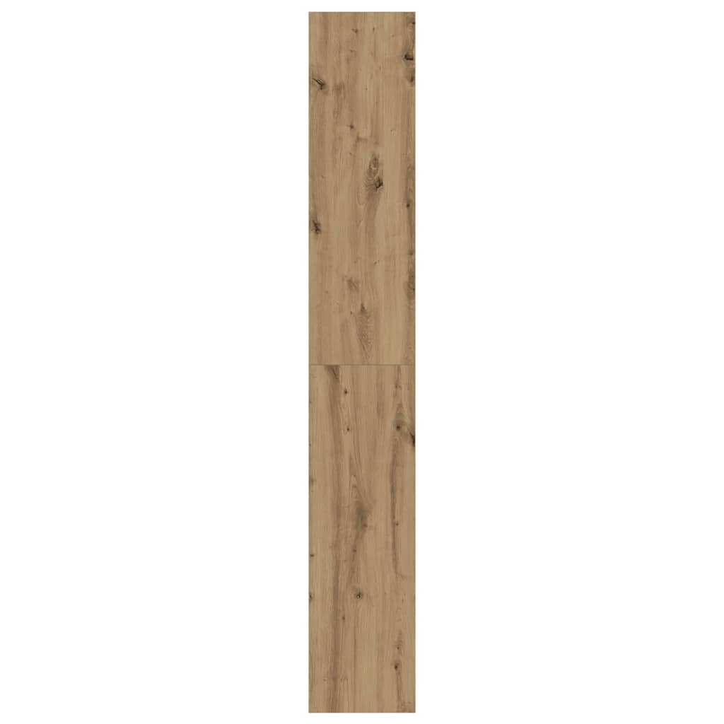 Bücherregal 6 Ebenen 80 x 30 x 198 cm Holzwerkstoff