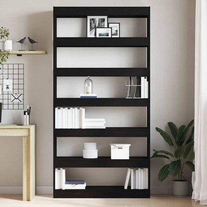 Bücherregal 6 Ebenen 100 x 30 x 198 cm Holzwerkstoff