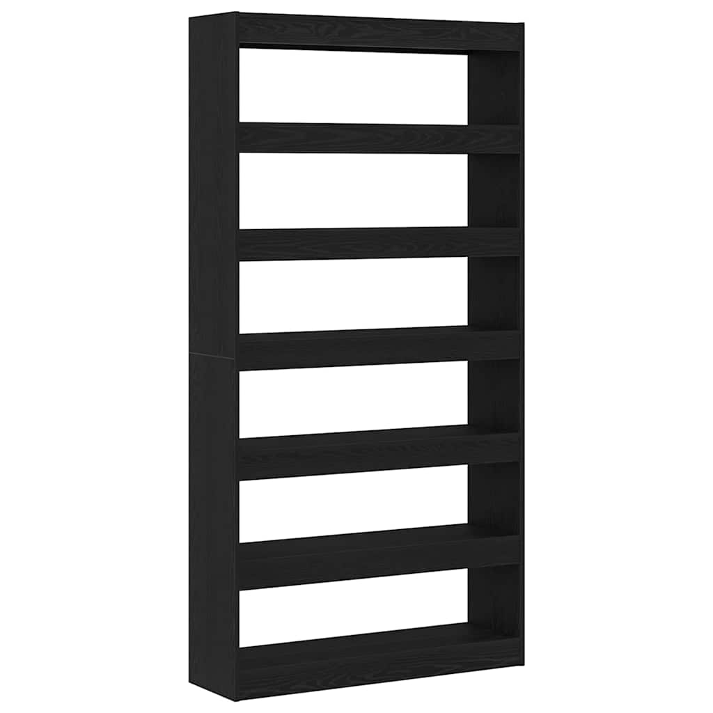Bücherregal 6 Ebenen 100 x 30 x 198 cm Holzwerkstoff