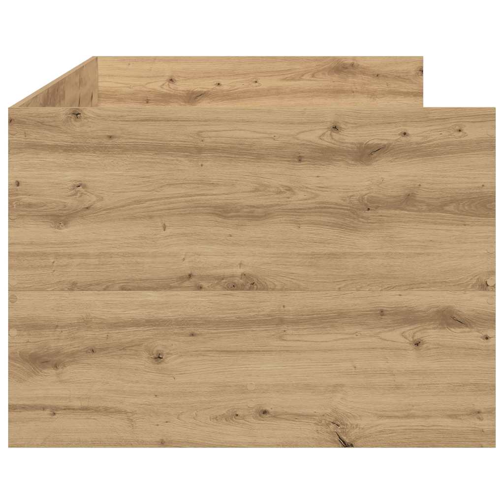 Tagesbett mit Kopfteil Artisan-Eiche 90 x 200 cm Holzwerkstoff