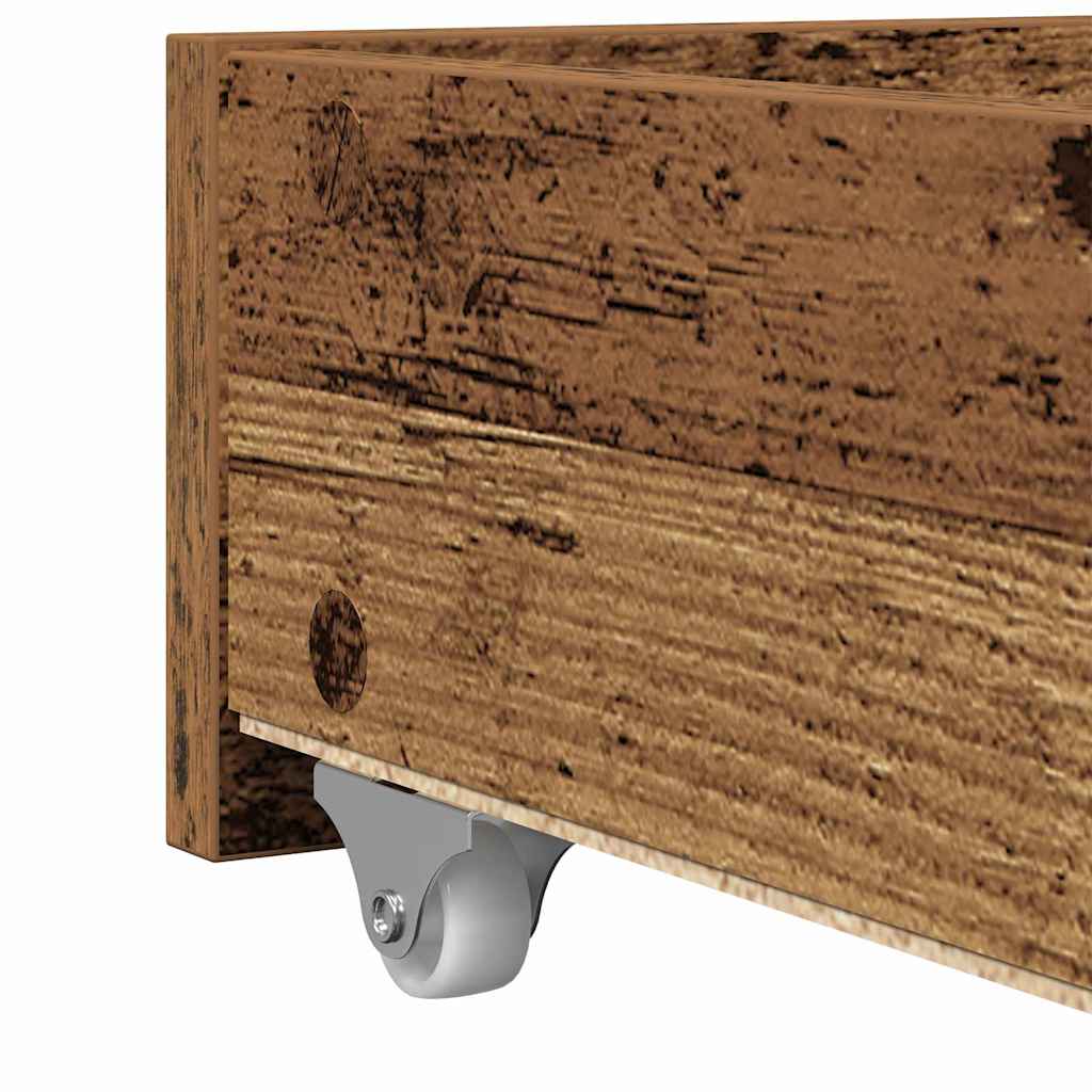 Tagesbett mit Schubladen Altholz 75 x 190 cm Holzwerkstoff