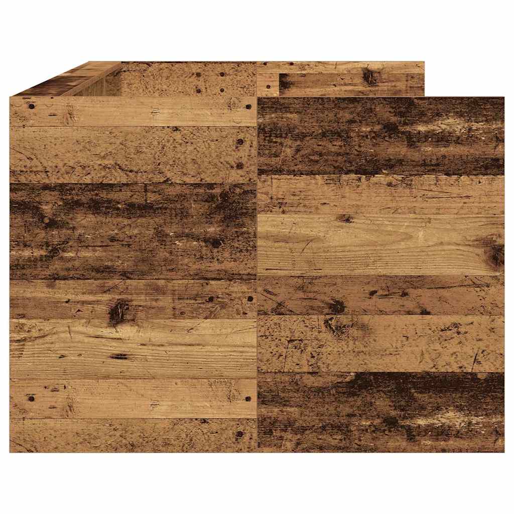 Tagesbett mit Schubladen Altholz 75 x 190 cm Holzwerkstoff