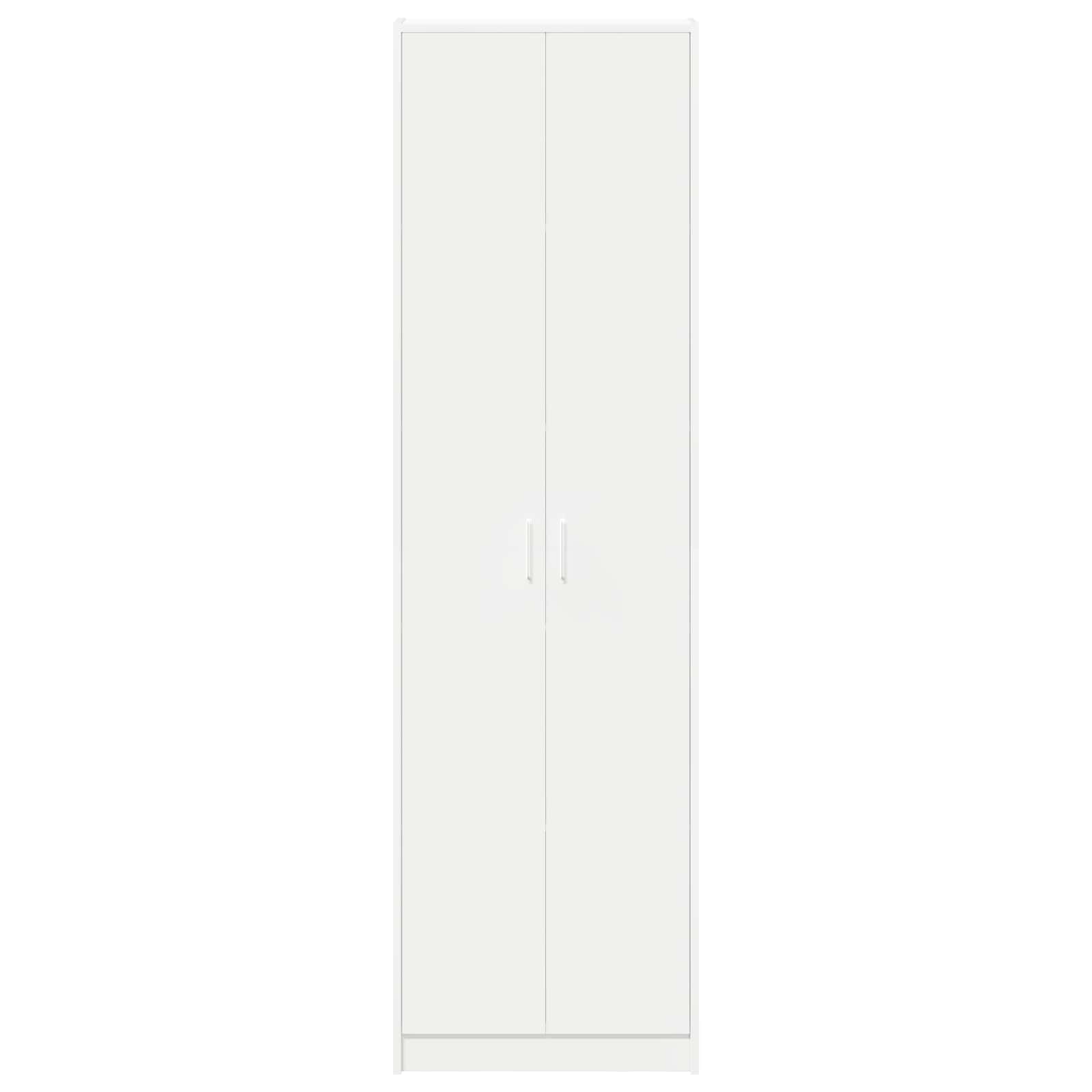 Kleiderschrank Weiß 55 x 25 x 189 cm Holzwerkstoff