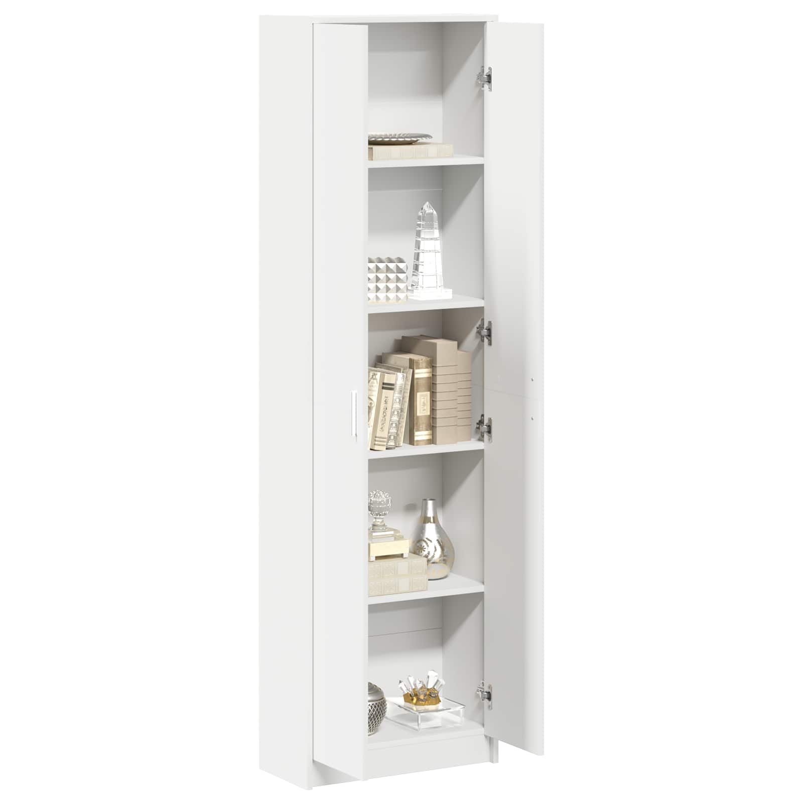 Kleiderschrank Weiß 55 x 25 x 189 cm Holzwerkstoff