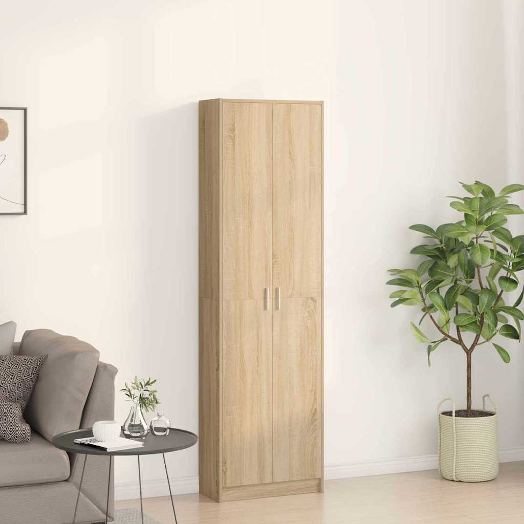 Kleiderschrank Sonoma-Eiche 55 x 25 x 189 cm Holzwerkstoff