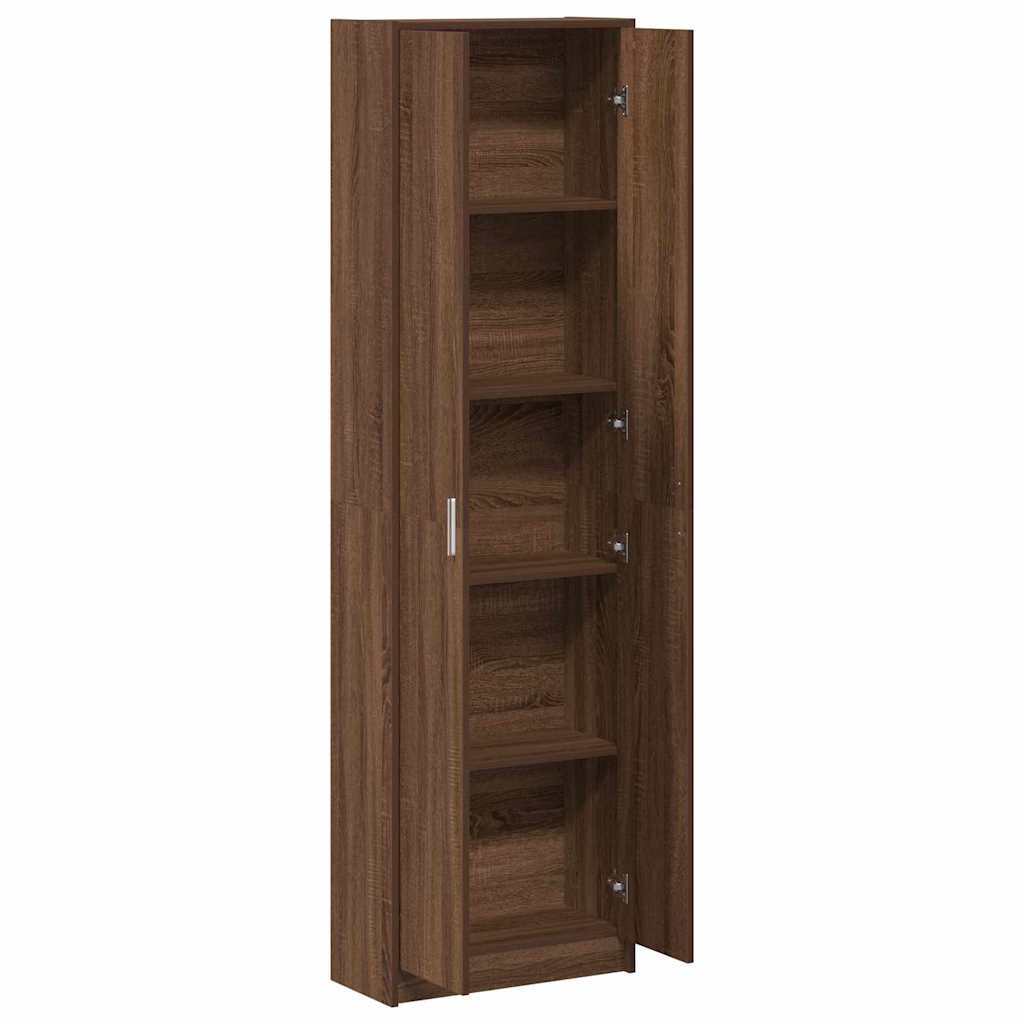 Kleiderschrank Braune Eiche 55 x 25 x 189 cm Holzwerkstoff