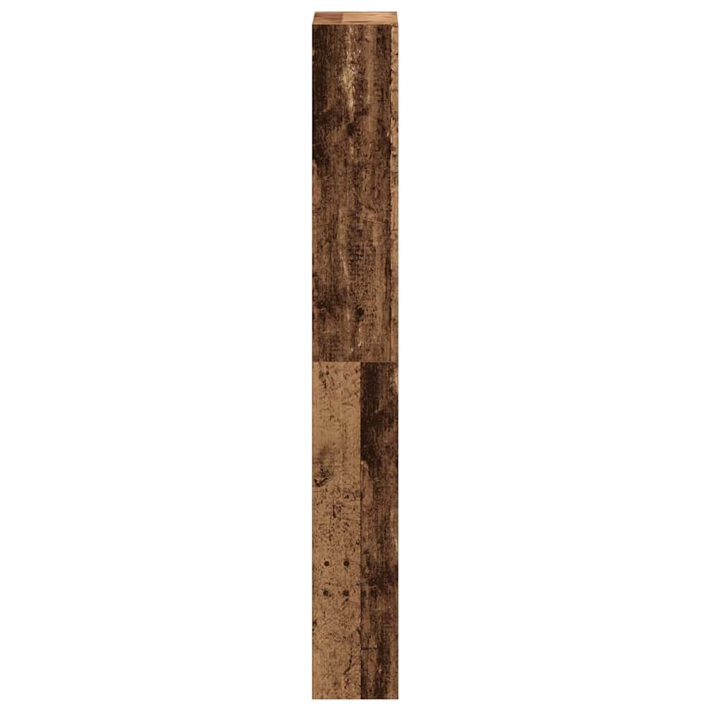 Schuhschrank 80 x 21 x 163,5 cm Holzwerkstoff Altholz