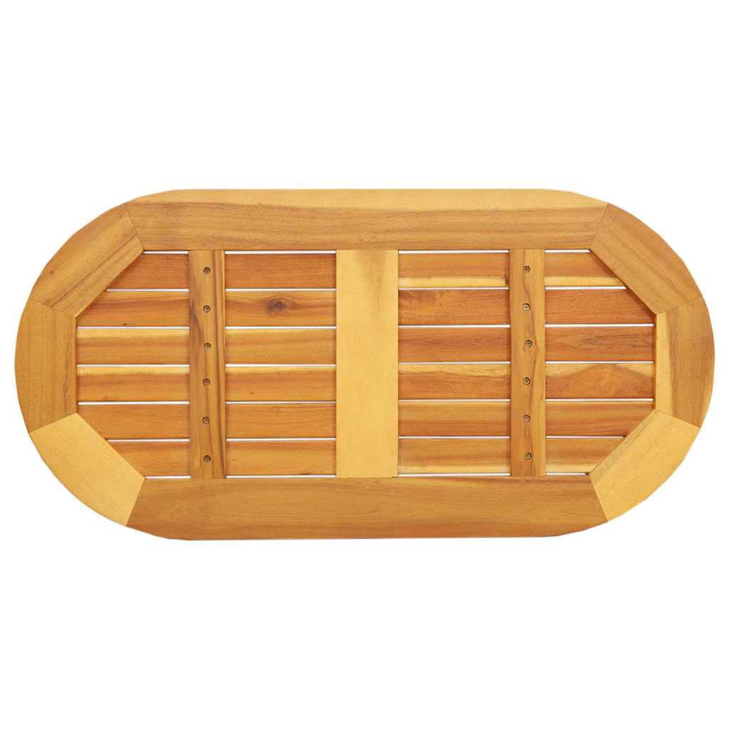 Tischplatte Öl-Natur 80 x 40 x 2 cm Massivholz Akazie