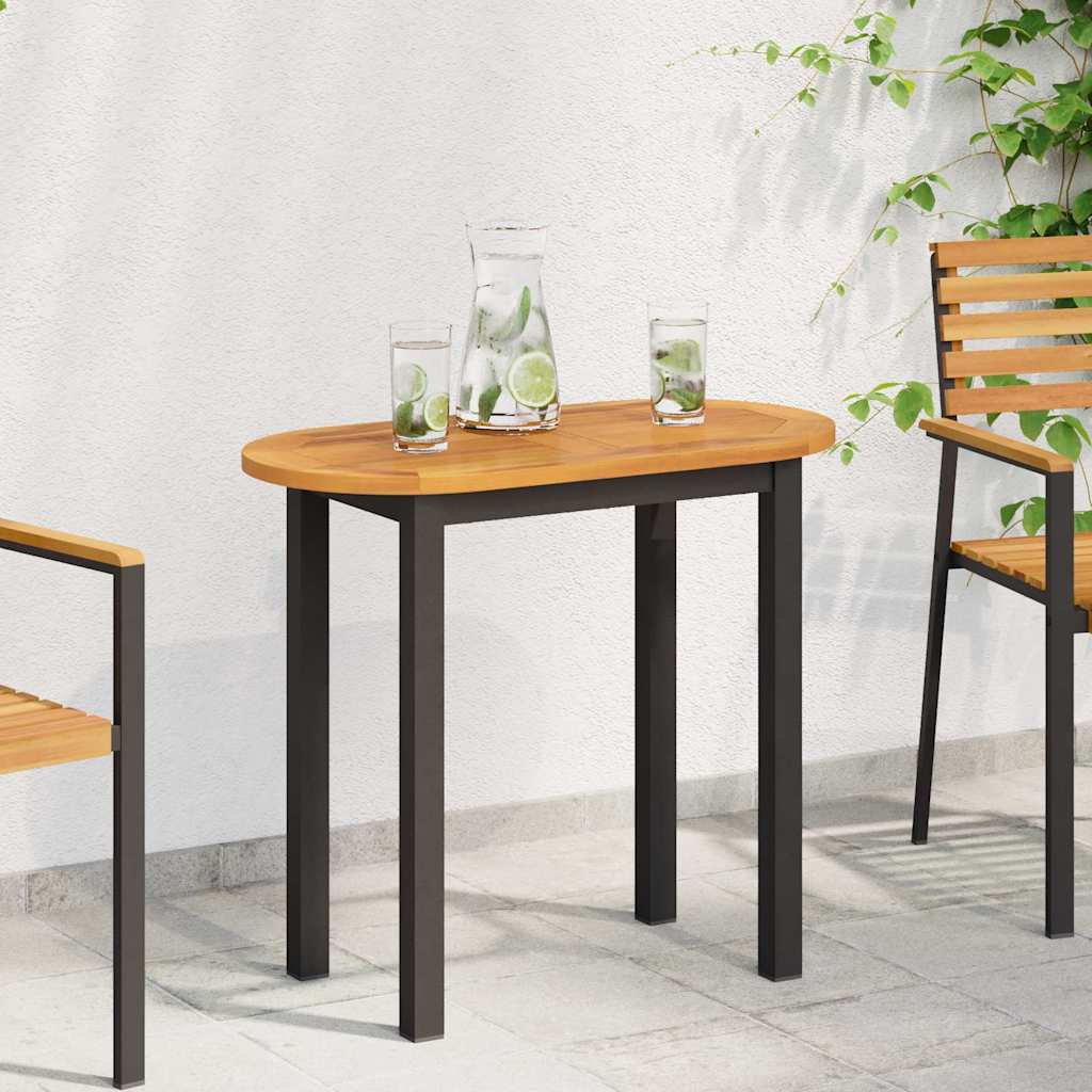 Tischplatte Öl-Natur 80 x 40 x 2 cm Massivholz Akazie