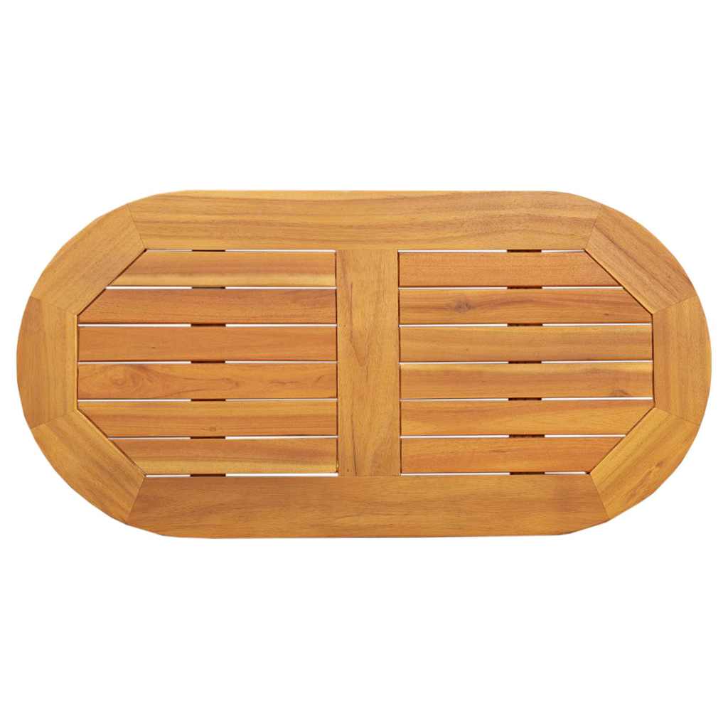 Tischplatte Öl-Natur 80 x 40 x 2 cm Massivholz Akazie