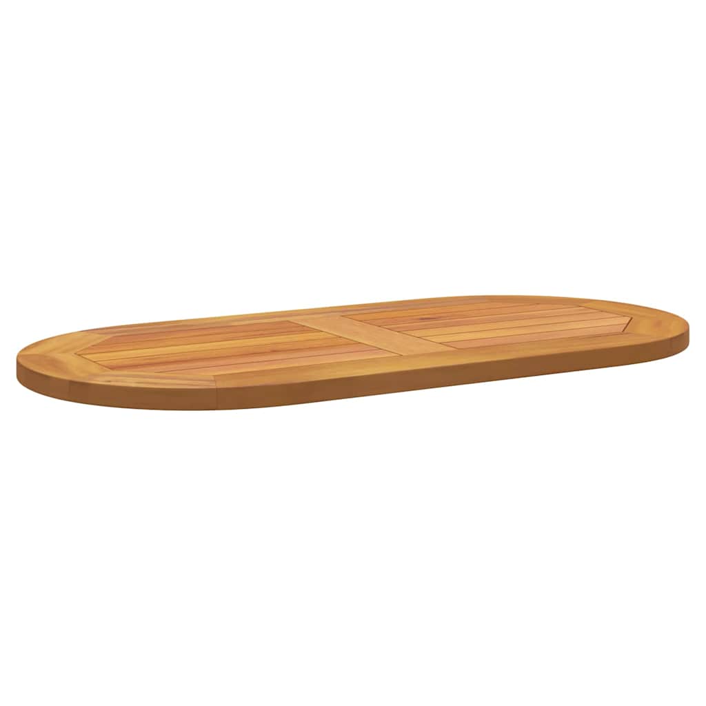 Tischplatte Öl-Natur 80 x 40 x 2 cm Massivholz Akazie
