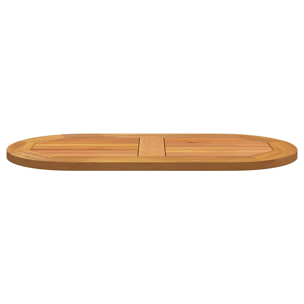 Tischplatte Öl-Natur 80 x 40 x 2 cm Massivholz Akazie
