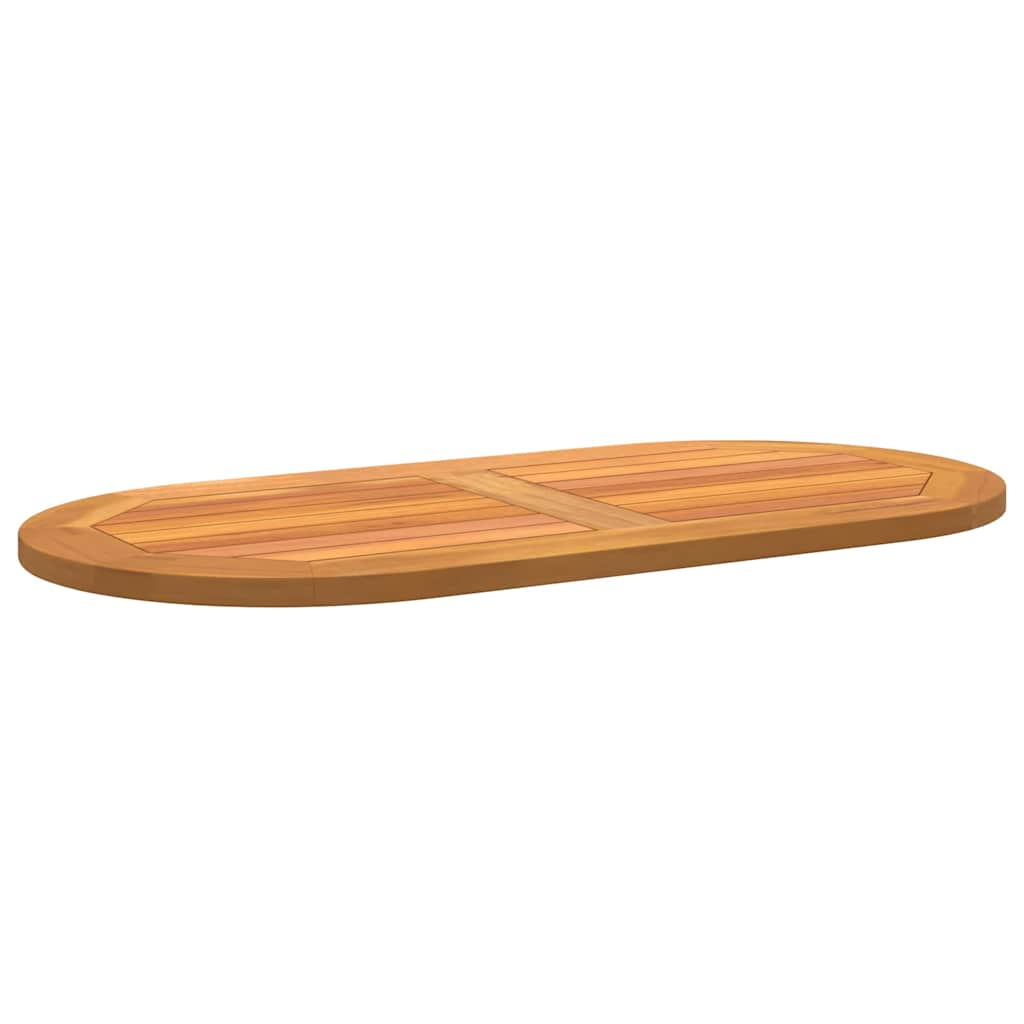 Tischplatte Öl-Natur 90 x 45 x 2 cm Massivholz Akazie