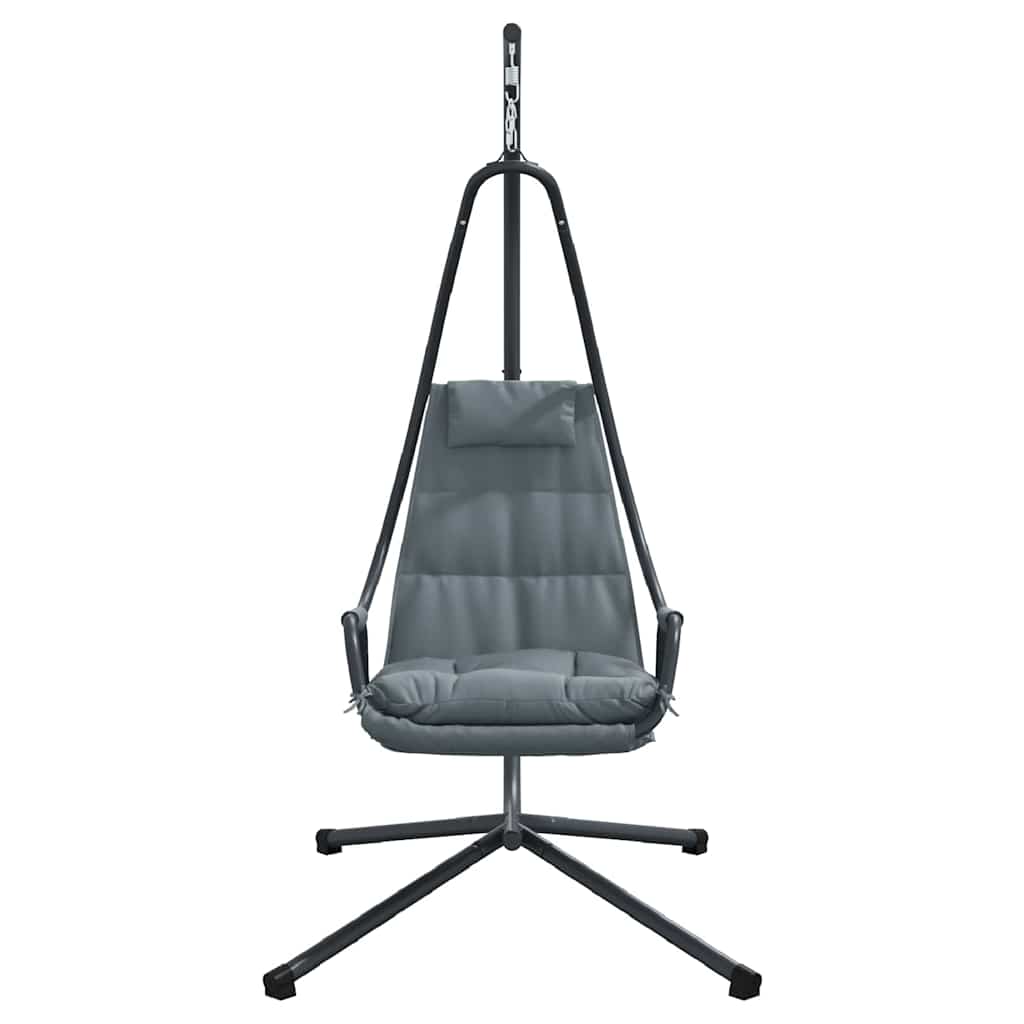Hängendes Ei-Stuhl Anthrazit 94 x 107 x 196,5 cm Stahl