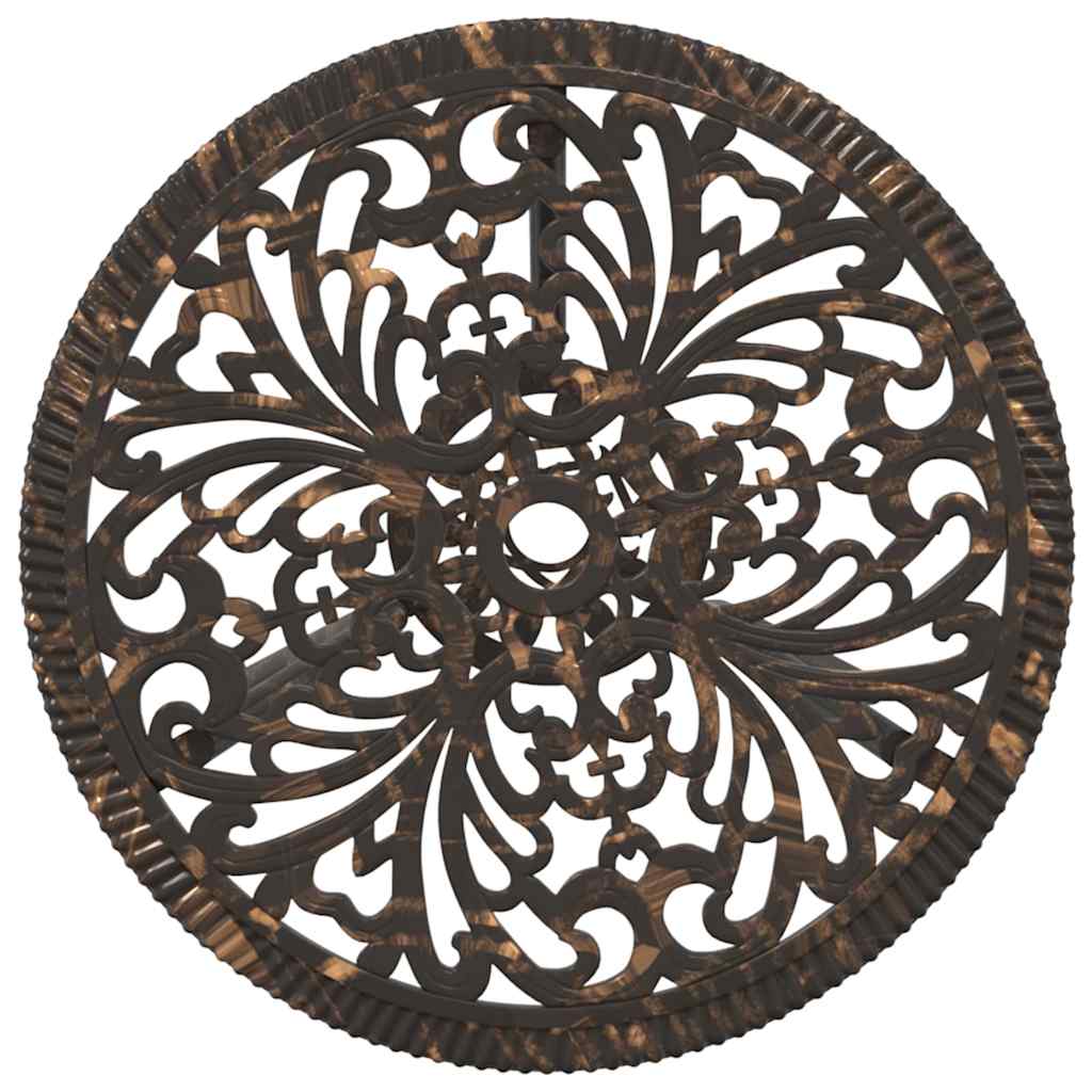 Garten Bistro Set 3 Stk. Bronze Aluminium