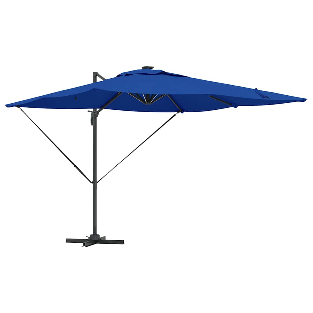 Sonnenschirm Azurblau 286 x 285 x 270 cm Aluminium
