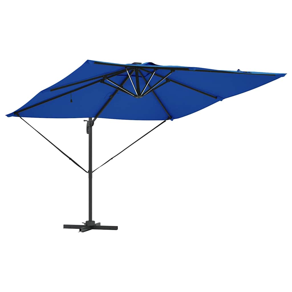Sonnenschirm Azurblau 286 x 285 x 270 cm Aluminium