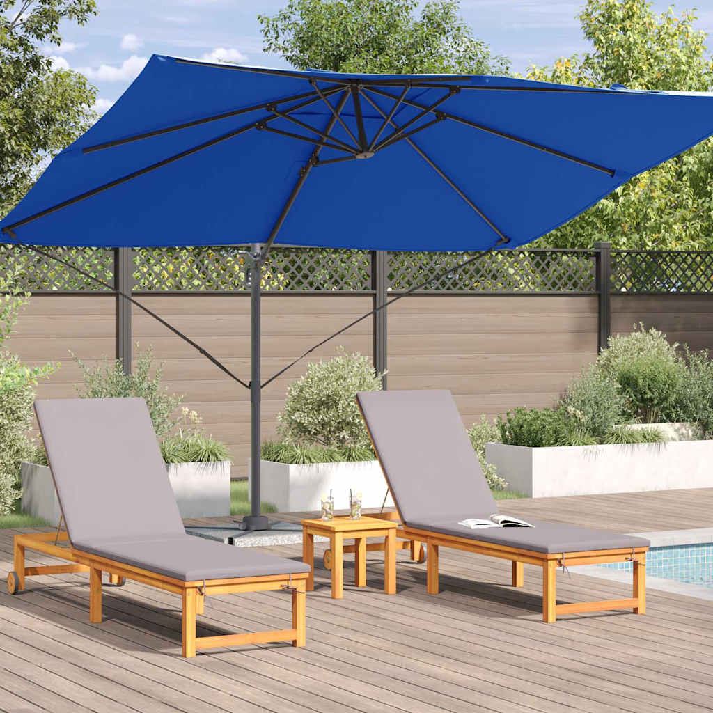 Sonnenschirm 351 x 250 x 260 cm Polyester und Aluminium