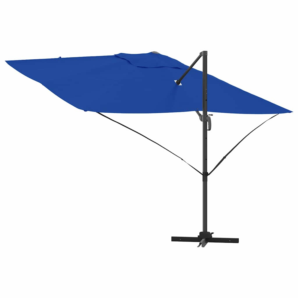 Sonnenschirm 351 x 250 x 260 cm Polyester und Aluminium